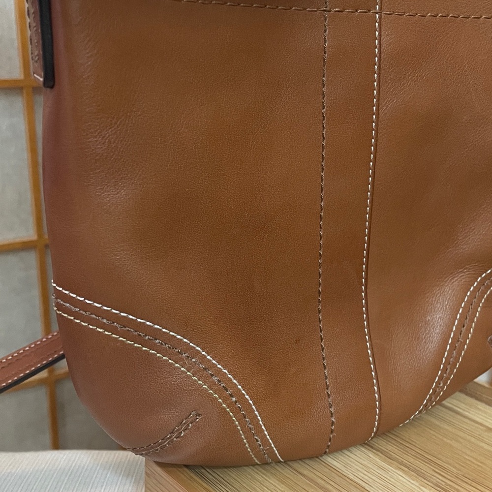 Coach Small SoHo Crossbody Bag in Tan - Picture 17 of 17